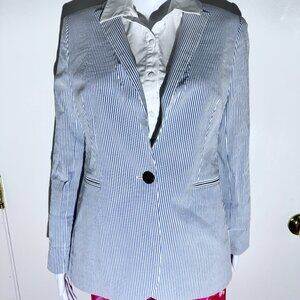J.Crew 365 Striped Blazer – Size 8